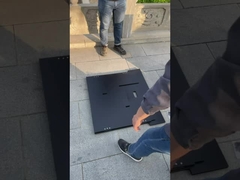 Un soporte de exhibición ligero