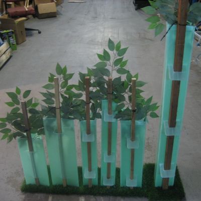 Los PP acanalaron a los guardias plásticos de Corflute Sustainable Tree del guardia del árbol