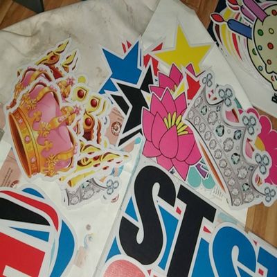 Letras plásticas acanaladas grandes impermeables de la tarjeta 24x36 de la yarda de Corflute