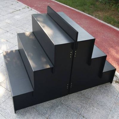 El soporte de exhibición floral negro de Coroplast PP acanaló el artículo plástico de 4 pasos