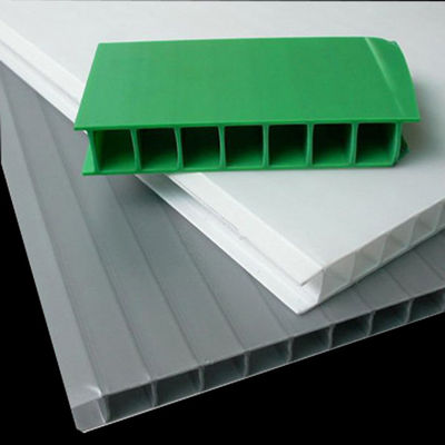construcción acanalada de la hoja del polipropileno de 3m m 4m m que suela la hoja de la protección