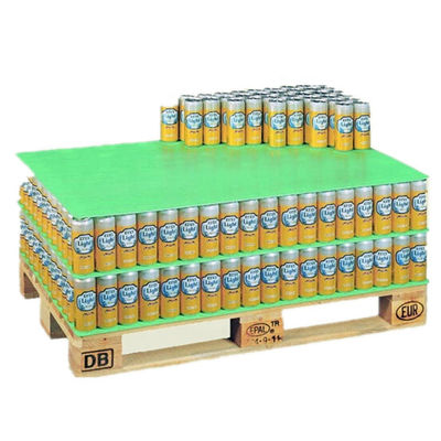 los cojines plásticos 4m m acanalados PP de la capa de 3m m acodan para rellenar prenda impermeable verde