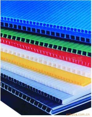 Tablero blanco amarillo de Coroplast 5m m hojas de Coroplast 4 x 8 reciclables