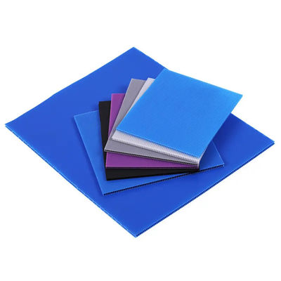 Tablero azul reciclable de Coroplast de la hoja lavable de 2m m PP Corflute