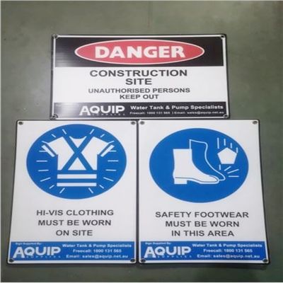 Impresión del cartel de Corflute de las muestras de 3m m Corflute para los lugares públicos