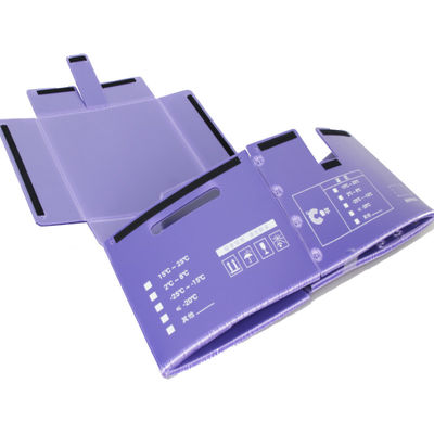 Coroplast Empaquetado Cajas de plástico corrugado Polipropileno plegable ligero rígido
