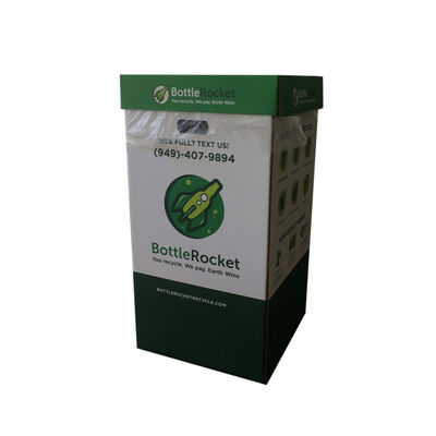 Los PP acanalaron la prenda impermeable plástica Eco de la Papelera de reciclaje amistoso