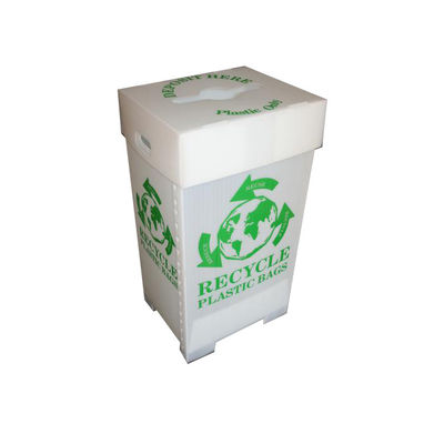 Los PP acanalaron la prenda impermeable plástica Eco de la Papelera de reciclaje amistoso