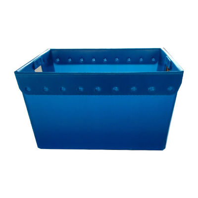 Correo postal Tote Hollow Boxes Bins Rigid de los PP modificado para requisitos particulares con las manijas