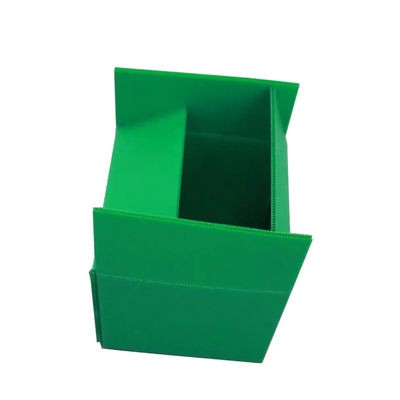 Caja de almacenamiento plástica acanalada de empaquetado vegetal ligera rígida de la caja