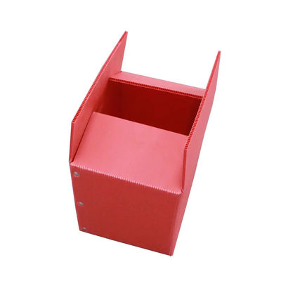 Caja de almacenamiento plástica acanalada de empaquetado vegetal ligera rígida de la caja
