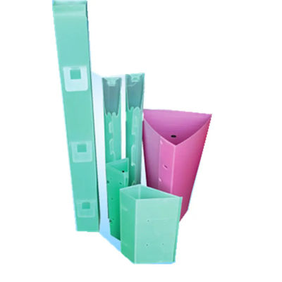 Protector de árboles de plástico ondulado protege a los brotes de las mordeduras de roedores Protector de la vid