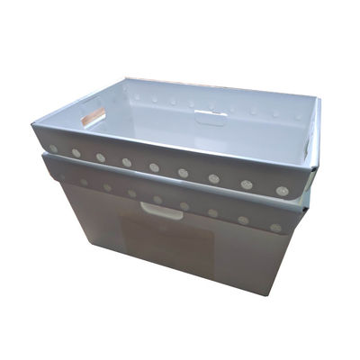 Caja de plástico corrugada de peso ligero de PP.