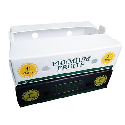 Caja de embalaje de vegetales de polipropileno de plástico corrugado de PP personalizada reciclable