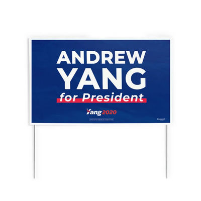 PP Corrugado de plástico Corflute Yard Sign Reciclable personalizado Ligero