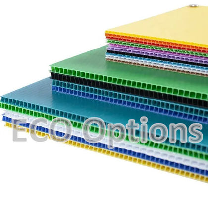 Reciclaje de hojas de plástico corrugado de PP Corflute Panel de protección ECO personalizado
