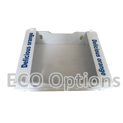Reciclar caja de plástico corrugado de PP caja de embalaje de coroplasto personalizada ECO plegable