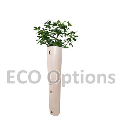 Reciclaje de protector de árboles de plástico corrugado de PP Proteger los retoños de las picaduras de roedores